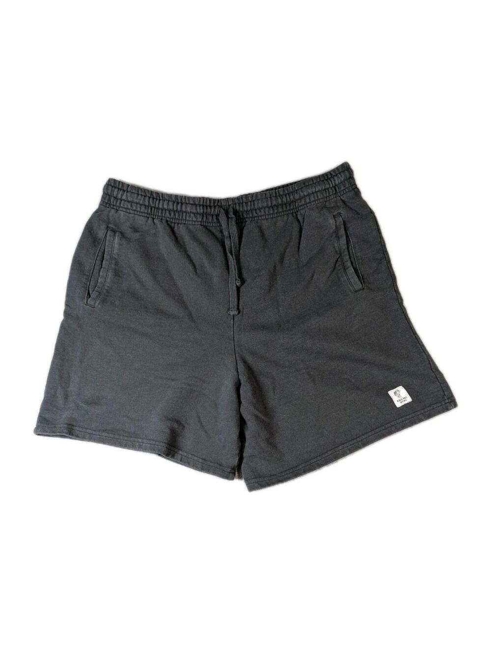 Bass Pro Shops Mens LG Black Sweat Shorts Lounge Casual Fishing Outdoor Cotton
